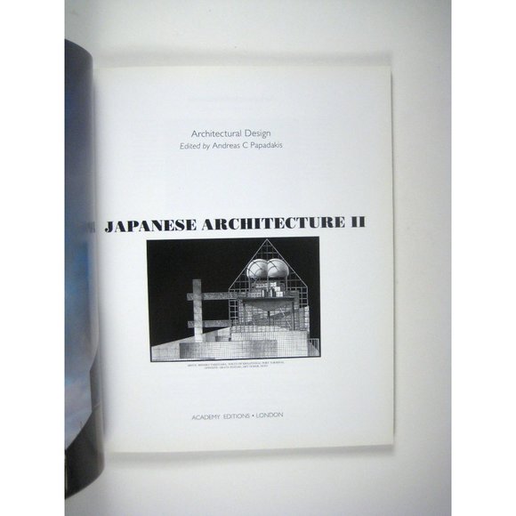 Architectural Design Magazine 62 Japanese Architecture 1992 Japanese September - Picture 5 of 9